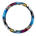 thumbnail image 1 of Football 14.5 Inch Printing PVC Leather Car Wheel Cover Auto Accessories, 1 of 6