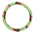 thumbnail image 1 of Football 14.5 Inch Printing PVC Leather Car Wheel Cover, Steering Wheel Cover, Auto Accessories, 1 of 6