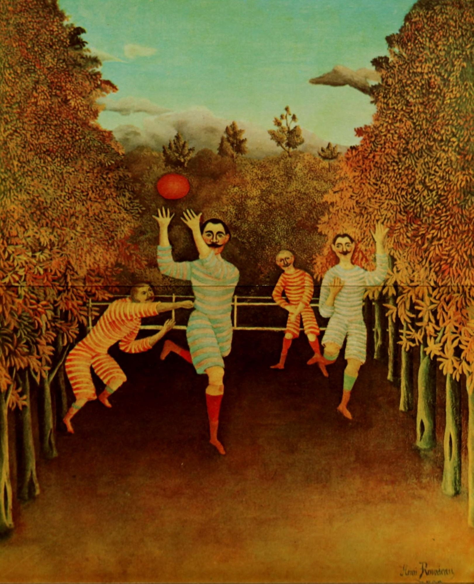 Football 1908 Canvas Art - Henri Rousseau (18 x 24)