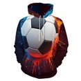 thumbnail image 1 of Football 3D Print Hoodie Men Women Autumn Thin Pullover Sweatshirt Vintage Streetwear Tops, 1 of 6