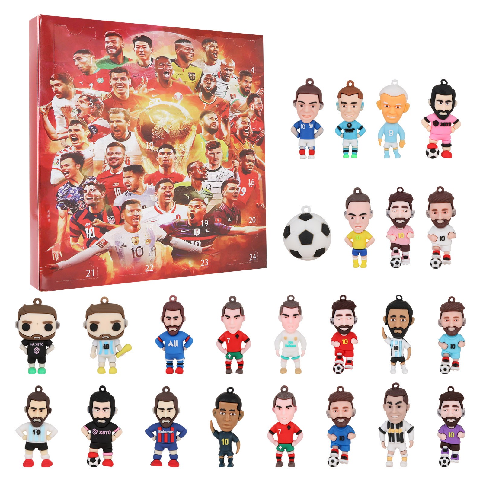 Football Advent Calendar 2024 24Day Christmas Countdown with 24