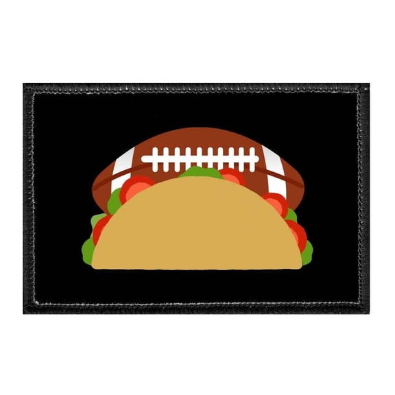 Football And Tacos - Removable Patch