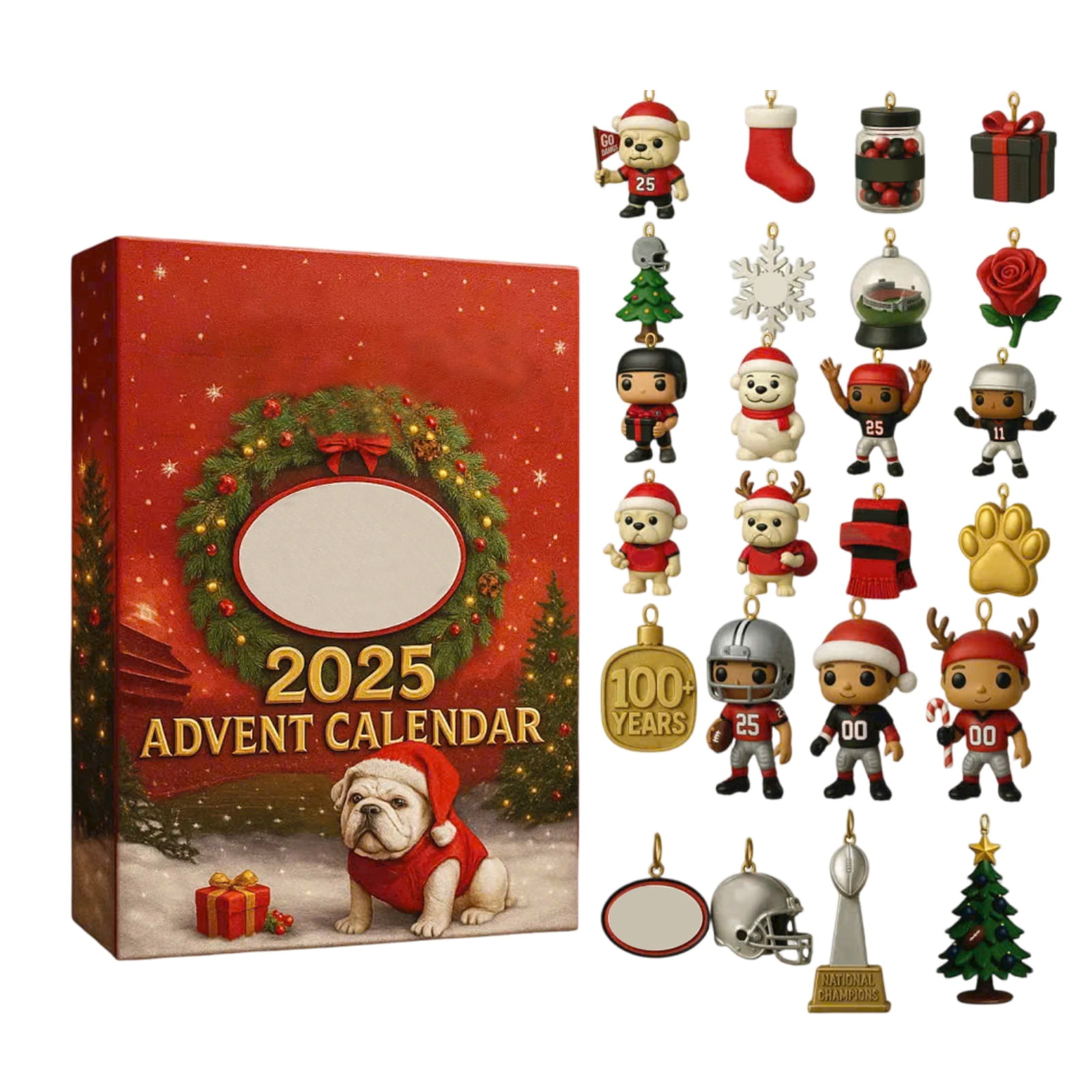 Football Anniversary Advent Calendar 2025 24 Collectible Figures