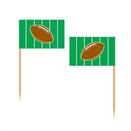 Football Appetizer Cake Cupcakes Food Picks Box of 50 - Super Bowl NFL Party
