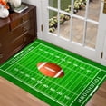 thumbnail image 1 of Football Area Rug 2x3ft, Machine Washable, Non-Slip Bottom, Foldable & Easy to Store, Easy-Care Sports Carpet for Living Room Bedroom Kids Room, 1 of 6