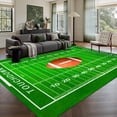 thumbnail image 1 of Football Area Rug 8x10ft, Machine Washable, Non-Slip Bottom, Foldable & Easy to Store, Easy-Care Sports Carpet for Living Room Bedroom Kids Room, 1 of 8