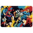thumbnail image 1 of Football Area Rugs: Polyester Non-Slip Kitchen Mat Office Rug - Machine Washable, 1 of 6