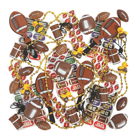 Football Assortment (50Pc) - Party Favors - 50 Pieces