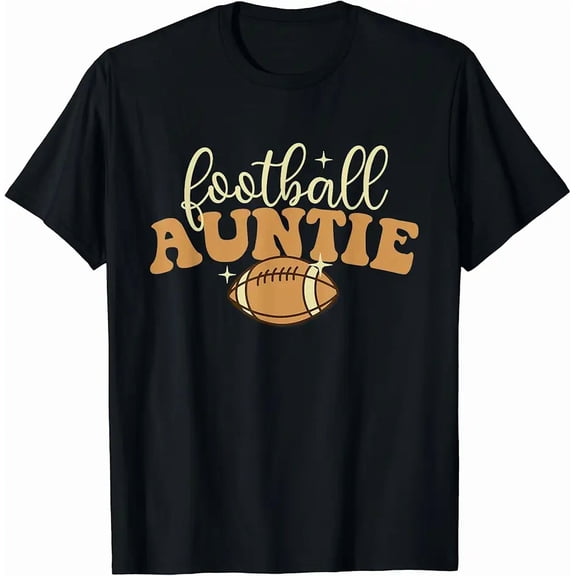 Football Auntie - Sports Lover Quarterback Athletes Coaches T-Shirt
