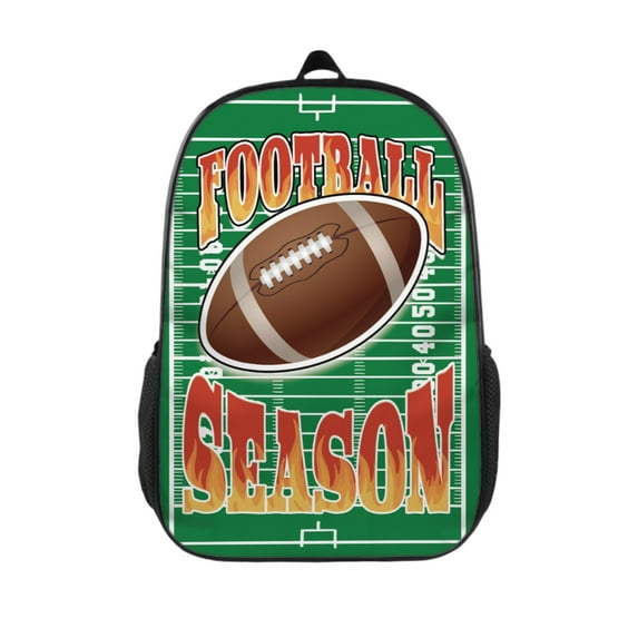 Football Backpack 17 Inches Large Capacity Casual Backpack