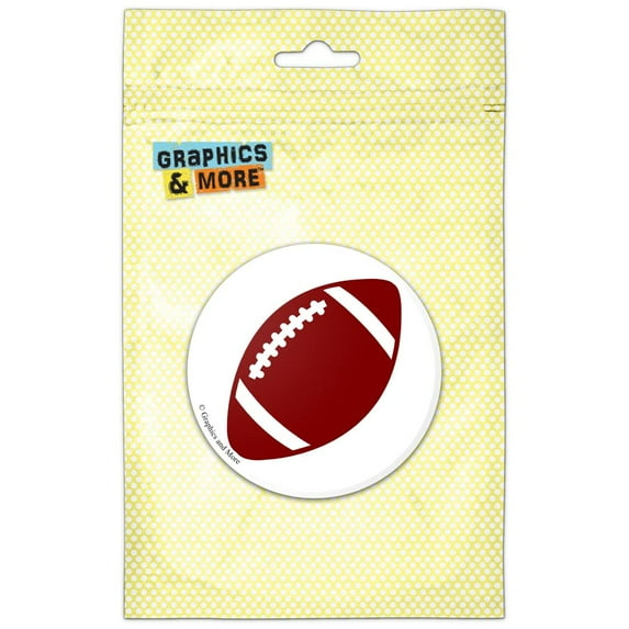 Football Ball Pinback Button Pin Badge