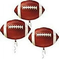thumbnail image 1 of Football Balloon 18" Football Shape Helium Foil Balloon (3 Pack), 1 of 2