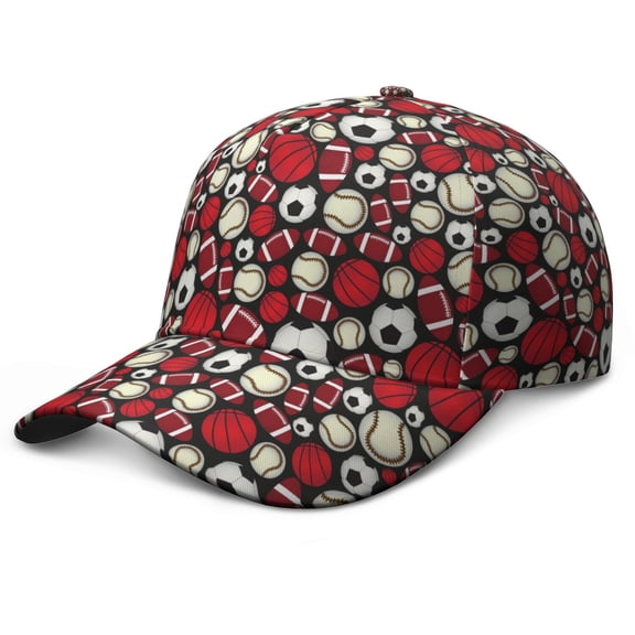 Football Baseball Cap for Boys and Teens – Adjustable Sports Team Player Training and Competition Hat