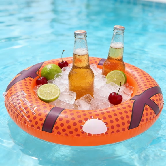 Football Baseball Soccer Basketball Sport Inflatable Pool Ring Floats Ring Adult Size Inflatable Floats Swimming Pool Tubes Beach Sports Party Lake Use Summer(D)