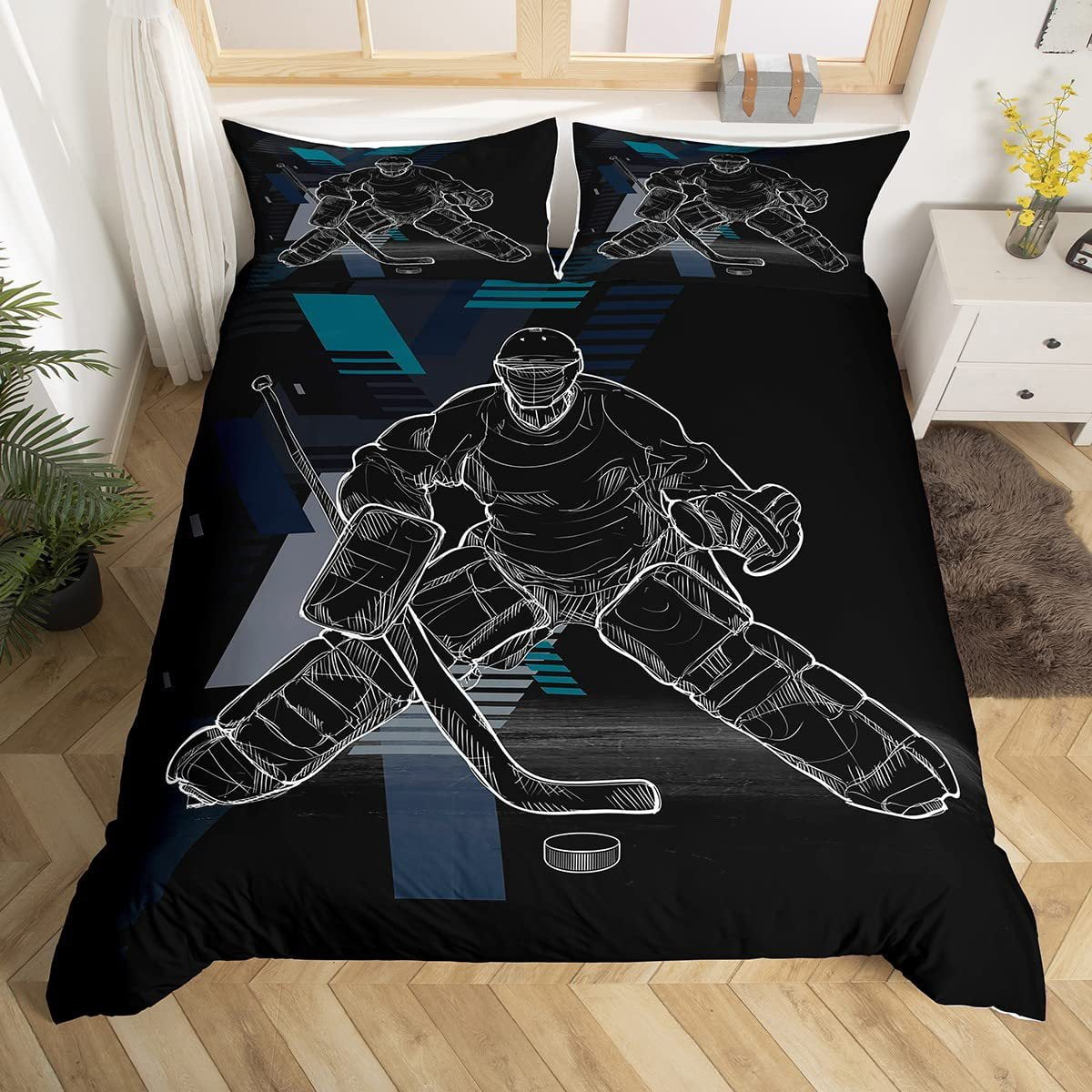 Football Bedding Set Baseball Full Size Comforter Cover Sets Basketball