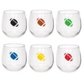 thumbnail image 1 of Football Beverage Cling Drink Markers, 6 Count, 1 of 8