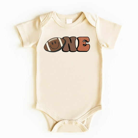 Football Birthday Baby Bodysuit, Football Baby Birthday Outfit, First Birthday Outfit, Baby Bodysuit, First Birthday Shirt, Birthday Boy Cute Baby Onesie, BABY BODYSUIT LAT 4424