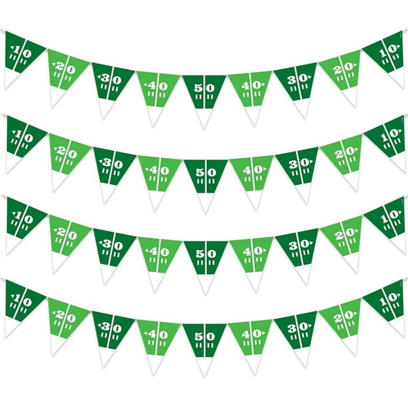 Football Birthday Party Supplies - Pennant Banner 2 Pack