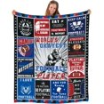 thumbnail image 1 of Football Blanket for Boys Men, Football Gifts for Football Lovers, Soft Warm Sport Football Blankets and Throws, Gifts for Football Players Lovers, Football Team Fans Blanket Gifts 50 X 60, 1 of 6