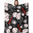 thumbnail image 1 of Football Blanket ，Football Gifts for Boys，Football Team Gifts，Football Coach Gifts，Football Blanket Gifts，Football Team Football Lover Gifts for Women Men Adults 60"x50", 1 of 5