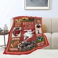 thumbnail image 1 of Football Blanket Football Gifts Throw Blankets Cozy Fleece Flannel Blanket Soft Warm Plush Lightweight Rugby Football Bedding for Player Men Women Boys Girls Adults Teens for Couch Sofa Bed 40"X50", 1 of 6