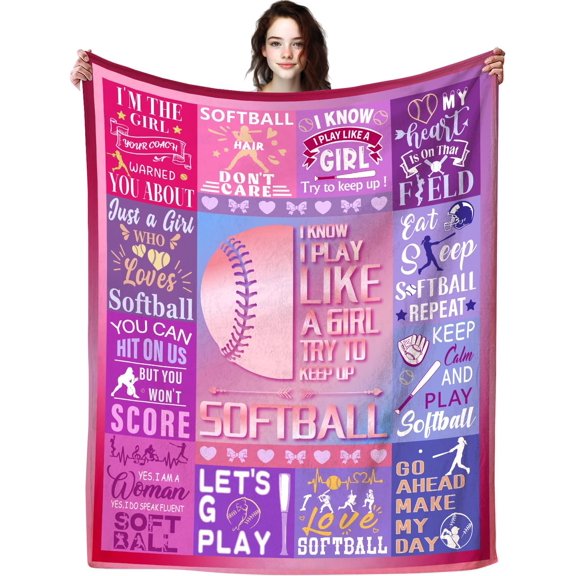 Football Blanket Gifts for Boys Men Football Lovers,Soft Warm Sport Football Blankets and Throws Outdoor,Unique Football Gifts for Football Lovers Football Team 50"x40"