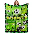 thumbnail image 1 of Football Blanket Gifts for Boys Men Football Lovers,Soft Warm Sport Football Blankets and Throws Outdoor,Unique Football Gifts for Football Lovers Football Team 50"x40", 1 of 5