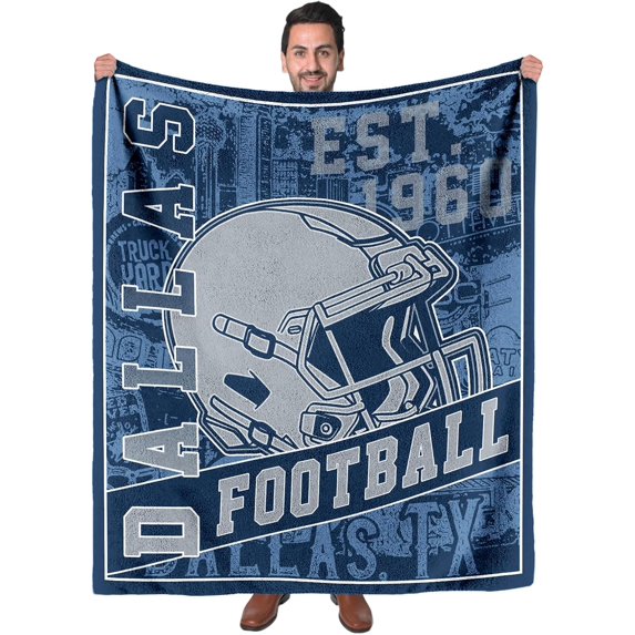 Football Blanket Gifts for Fans Soft Lightweight Flannel Throw Blanket for Men Women Youth Kids Football Team Color Blankets for Couch Living Room 60" X 50"