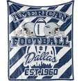 thumbnail image 1 of Football Blanket Gifts, Football Style Throw Blanket for Football Fans, Super Soft Cozy Football Flannel Blanket for Bedroom Living Room 60"x50", 1 of 6