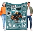 thumbnail image 1 of Football Blanket Gifts for Men Women,Football Fans Flannel Blanket,Football Team Fan Gifts Ideas for Men Women Boys Kids Throw Blanket 80"X60", 1 of 6