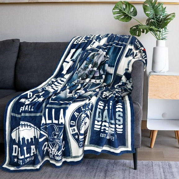 Football Blanket Soft Flannel Football Throw Blanket Gifts for Men Women Football Fans 50"×60"