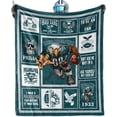 thumbnail image 1 of Football Blanket Super Soft Flannel Throw Blanket Football Style Travel Blanket for Men Women Boys Kids Gifts Sofa Bed, Football Style Decor Gift 50" X 60"inch., 1 of 6