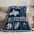 thumbnail image 1 of Football Blanket Ultra Soft Flannel Throw Blankets Lightweight Warm Travel Blanket Football Gifts 50"x40", 1 of 6