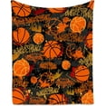 thumbnail image 1 of Football Blanket for Boys, Cozy Soft Throw Blankets, Cool Orange Flannel Throw Gifts for Couch Sofa, 40x50 Inches, 1 of 5