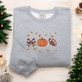 thumbnail image 1 of Football Bow Embroidered Sweatshirt, Football Bow Sweatshirt Q, 1 of 5