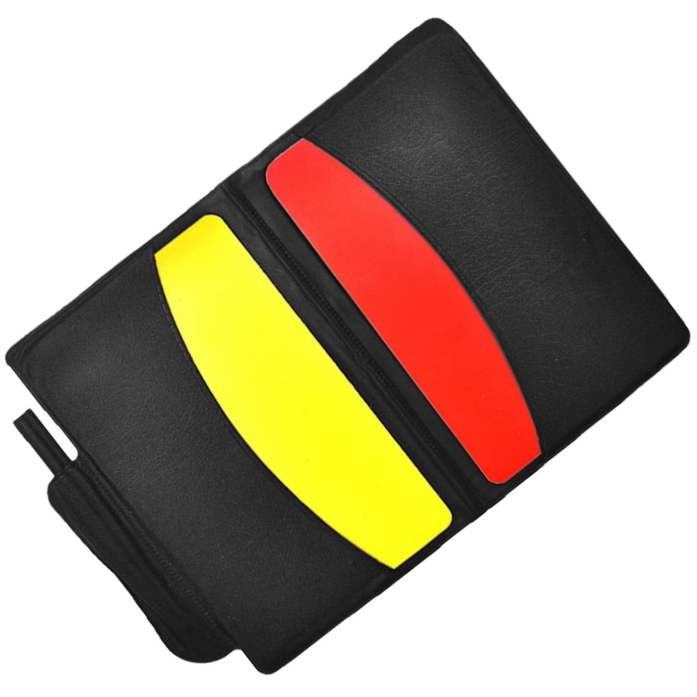 Football Cards Badminton Shuttlecocks Yellow Red Soccer Wallets