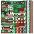 thumbnail image 1 of Football Cardstock Sticker 12"X12"-, 1 of 2