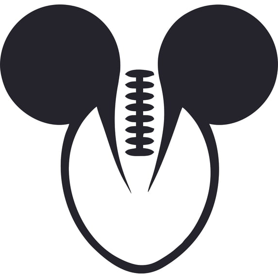 Football Cartoon Character Wall Art Vinyl Sticker Design Decal Girl Boy Kids Bedroom Nursery Kindergarten Fun Home Children Room Decor Sticker Wall Art Vinyl Decor Size (10x8 inch)