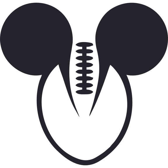 Football Cartoon Character Wall Art Vinyl Sticker Design Decal Girl Boy Kids Bedroom Nursery Kindergarten Fun Home Children Room Decor Sticker Wall Art Vinyl Decor Size (10x8 inch)