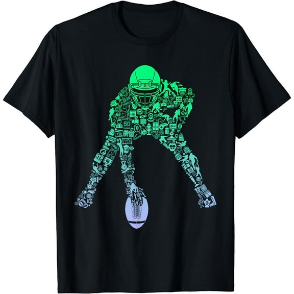 Football Center Tshirt for Football Player | Boys Football T-Shirt