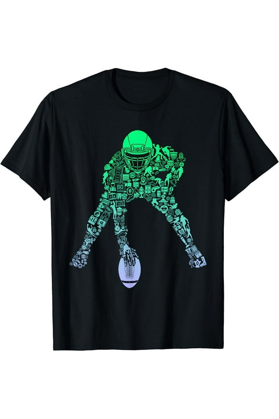 Football Center Tshirt for Football Player | Boys Football T-Shirt