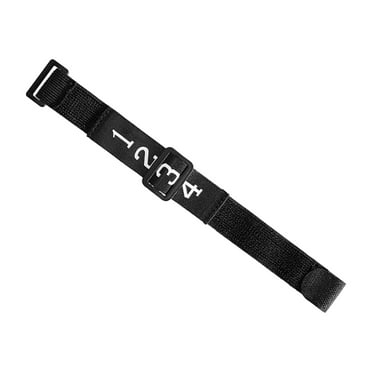 Football Chain Clip Football Yard Markers Professional Umpire Equipment Polyester Accessories for Men, Premium ,Reusable Durable, Replacement Black