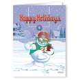 thumbnail image 1 of Football Christmas Card - 18 Holiday Cards & Envelopes - Football Theme - 70008, 1 of 5