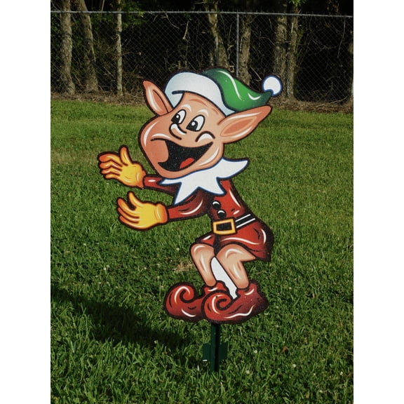 Football Christmas Elf#3 with arms down