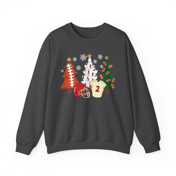 Football Christmas Tree Sweatshirt, Christmas Gift for Football Lovers