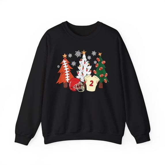Football Christmas Tree Sweatshirt, Christmas Gift for Football Lovers