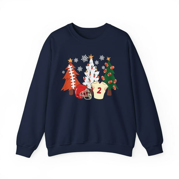 Football Christmas Tree Sweatshirt, Christmas Gift for Football Lovers