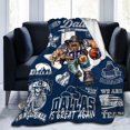thumbnail image 1 of Football City Classic Throw Blanket, Football Team Fan Gifts, Soft Fleece Flannel Throw Blanket 60"X 50" Style2, 1 of 6
