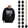thumbnail image 1 of Football City Team Sweatshirts for Men 2025 Long Sleeve Crewneck Rugby Graphic Sweatshirt Pullover Tops, 1 of 5