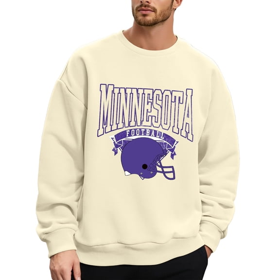 Football City Team Sweatshirts for Men 2025 Long Sleeve Crewneck Rugby Graphic Sweatshirt Pullover Tops